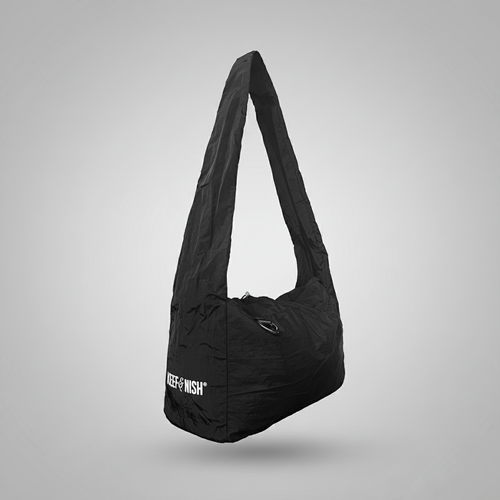 Black Sling Bag - Logo
