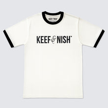 Broken White Ringer Tshirt - Logo