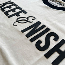 Broken White Ringer Tshirt - Logo