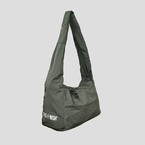 Olive Green Sling Bag - Logo