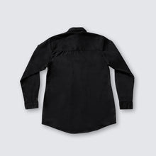 Black Long Sleeve Workshirt For Women - Logo